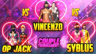 Free Fire Duo tournament 2nd Match || Vincenzo vs Syblus & many more  - Garena Free Fire