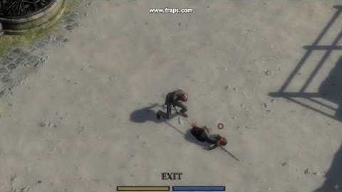 Exanima - Power Overhead Crouch technique