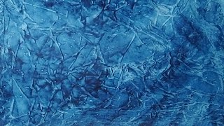 Acrylic Paint and Plastic Wrap Background Painting Technique