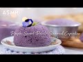 Purple Sweet Potato Steamed Cupcakes | Natural Color No Baking Powder & Soda[My Lovely Recipes ASMR]