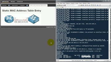 CCIE - SW-1 - Static MAC Address Table Entry