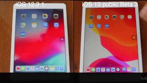 iOS 12.3.1 vs iOS 13 public beta 3 speed test on ipad pro | iSuperTech