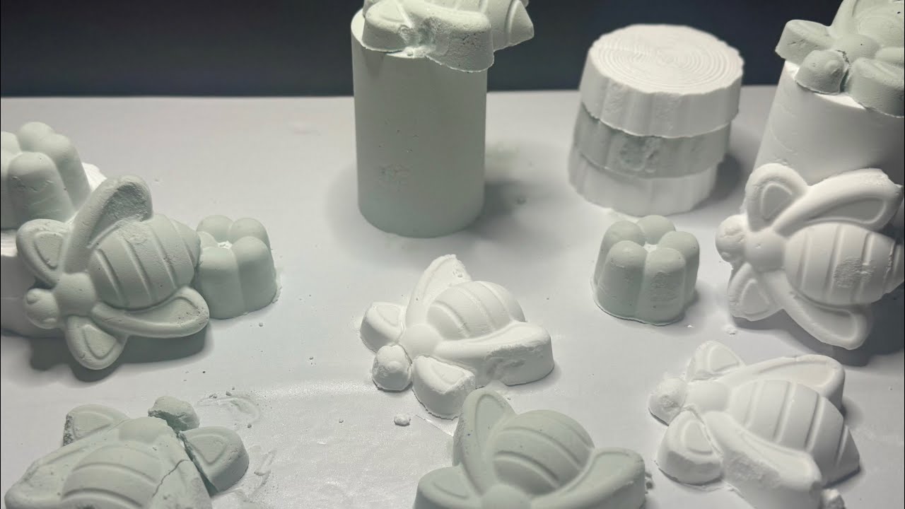 ASMR baking soda crush | satisfying | crunchy 