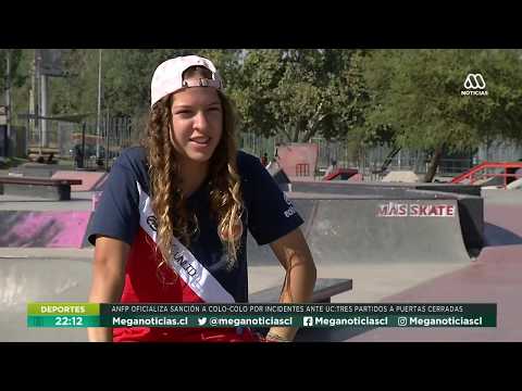 Tokio 2020: La skater chilena de 17 años que va por los Juegos Olímpicos