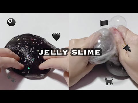 【ASMR】ジェリースライムの音フェチ ?‍⬛?