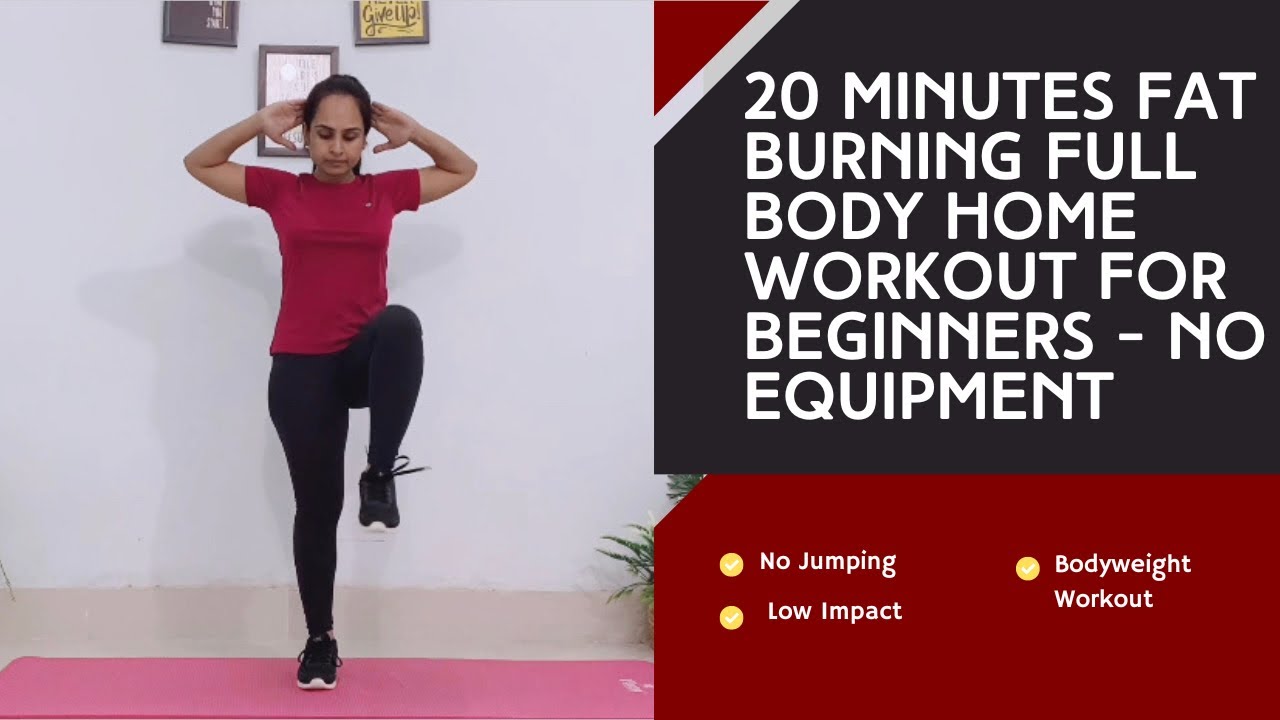 10 Minutes Fat Burning Full Body Home Workout For Beginners ( Low ...