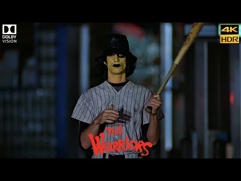 The Warriors VS Baseball Furies 1979 Scene Movie Clip Remaster 4K HDR - Dolby Vision