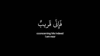 [ وإذا سألك عبادي عني ] كروما قرآن شاشه سوداء - القارئ علي جابر