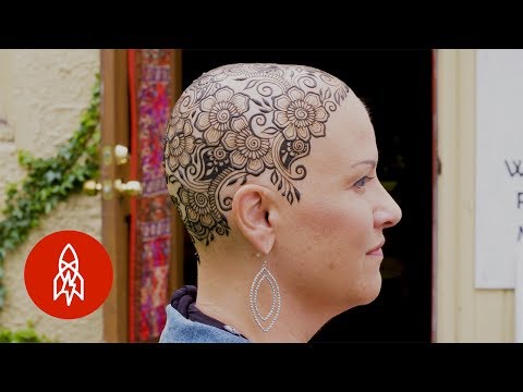 The Henna Artist Tattooing the Heads of Cancer Patients