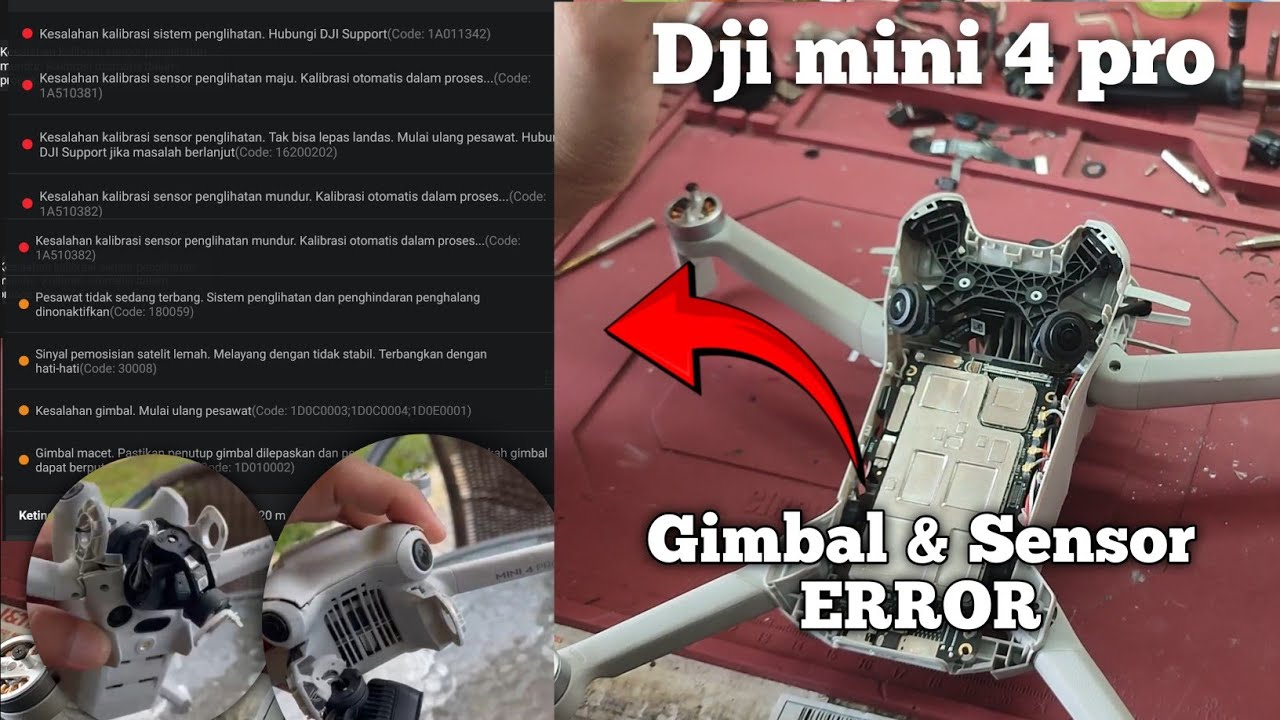 memperbaiki dji mini 4 pro bekas crash | restorasi dji mini 4 pro