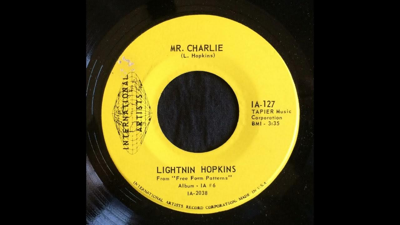 Lightnin Hopkins Mr Charlie YouTube
