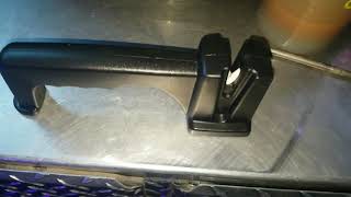 Harbor freight ceramic knife sharpener review - bug out bag prepping - an excellent way to spend $3