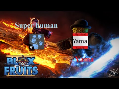BEST YAMA + SUPER HUMAN COMBO BLOX FRUIT UPDATE 17 | BLOX FRUIT COMBO