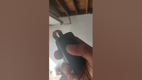 how to program a garage door clicker