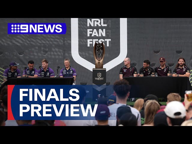 The gloves are off ahead of Sunday's NRL Grand Final | 9 News Australia
