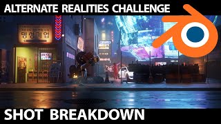 Pwnisher Alternate Realities Community Challenge Shot Breakdown - Blender