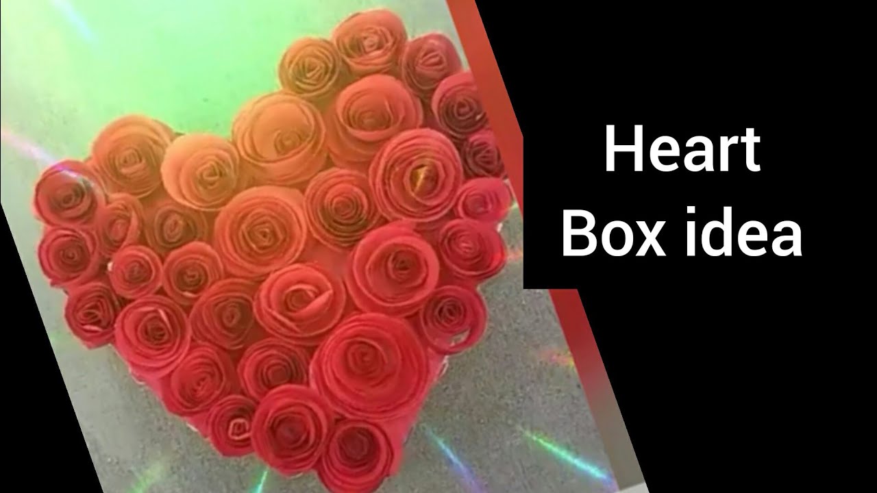 How to make heart shaped boxheart shaped explosion box tutoriaheart