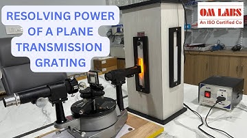 Resolving power of a Plane transmission grating | Omlabs | Physics lab equipment’s