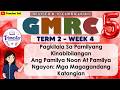 GMRC 5 Quarter 2 Week 1 Revised K-12 - Pagkilala Sa Pamilyang Kinabibilangan Pamilya Noon at Ngayon