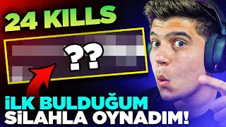 İLK BULDUĞUN SİLAHLA OYNAMA CHALLENGE | PUBG Mobile