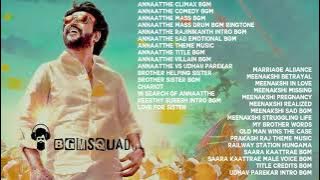 Annaatthe BGM JUKEBOX | Annaatthe Ringtones | D Imman Music