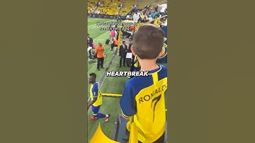 The Moment Ronaldo Broke a Young Fan’s Heart 😢💔 #ronaldo #football #shorts
