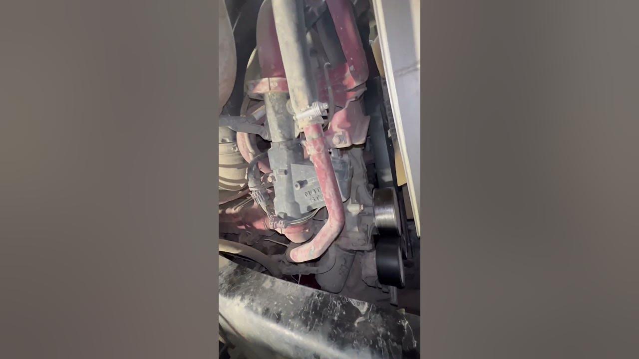 Replace Mack MP8 Coolant Temp Sensor - Location - YouTube