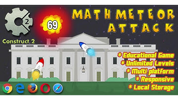 Math Meteor Attack - HTML5 Educational Game | Codecanyon Scripts and Snippets