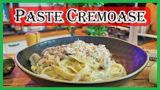 Tagliatelle Cremoase cu Ciuperci - Hribi, Ghebe si Trufe - Paste cu Ciuperci - Chef Florin Arvunescu