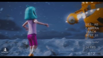 Unreal Engine 5 to After Effects CAMERA TRACK TEST 01