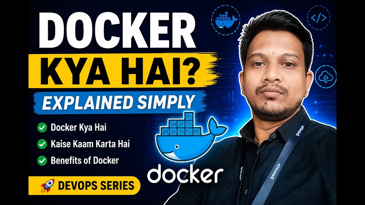 What is Docker in Hindi | Docker Explained for Beginners 🚀 - YouTube