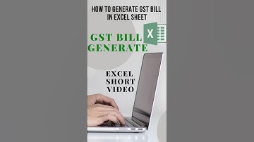 GSTBill कैसे बनाएं StepbystepGuide Make a GST Bill in Excel GST Invoice Tutorial#excel #excelshorts