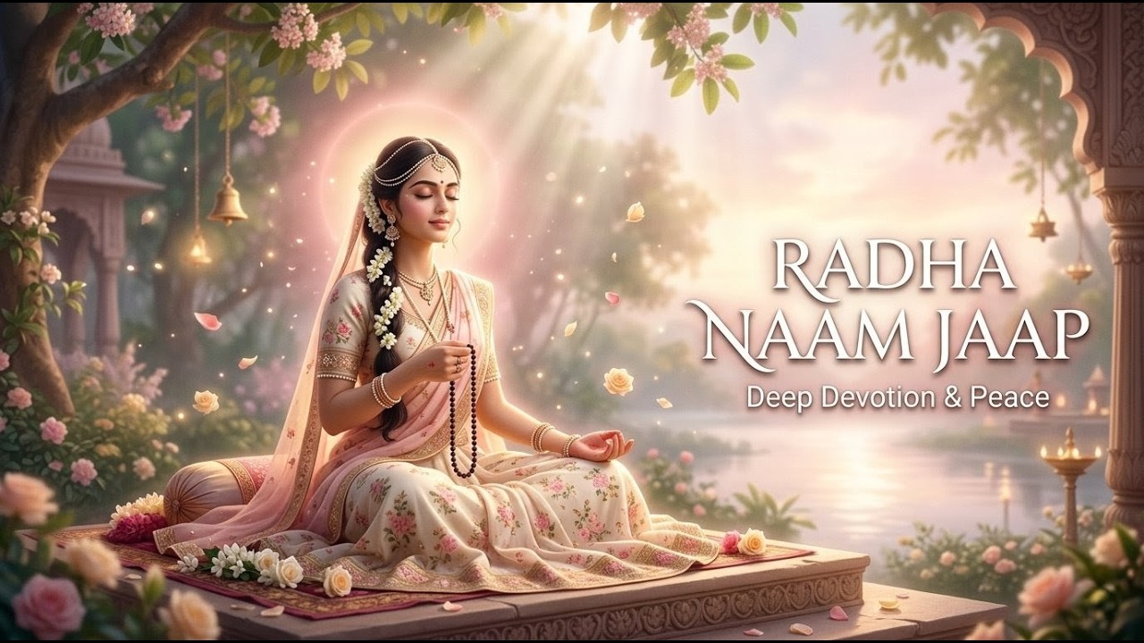 Radha Radha Naam Jap | Shri Radha Rani Mantra Chanting | Shanti, Prem aur Kripa Paane Ka Divya Jaap