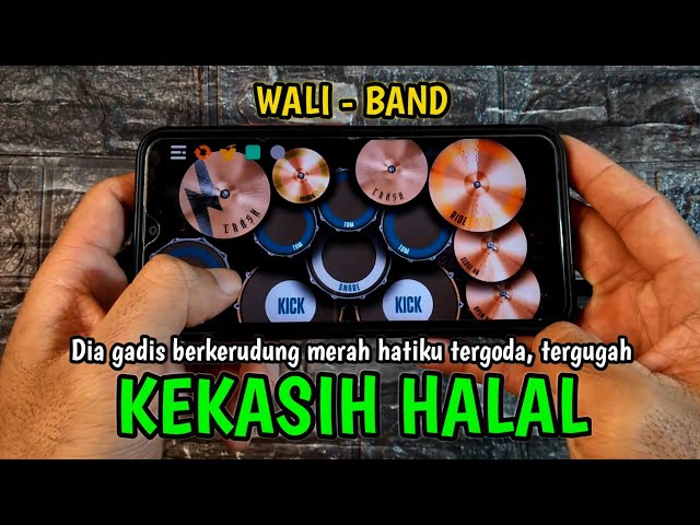 KEKASIH HALAL ~ WALI BAND | REAL DRUM COVER | Berasa lagi konser 😂 class=