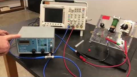 RLC Circuit- Resonance Brown University Physics Demonstration