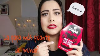 Paqui One Chip Challenge | La papa más picante de todo el mundo | Itzel