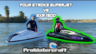 Yamaha Fourstroke SuperJet vs. Kawasaki SXR 1500!