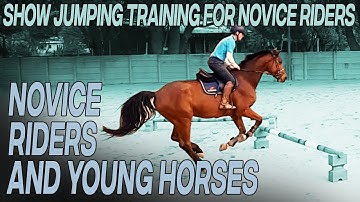 Show jumping training for novice riders - Better rhythm and jumping technique