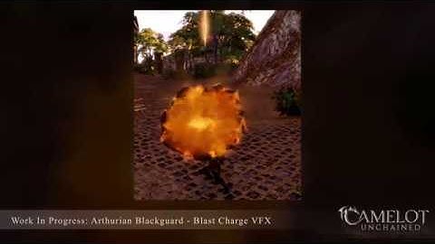 Camelot Unchained: Work-In-Progress Arthurian Blackguard Blast Charge VFX