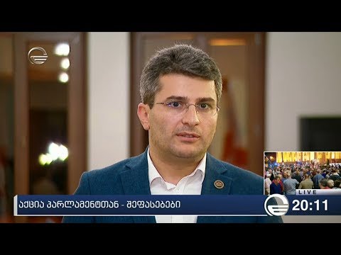 აქცია პარლამენტთან - შეფასებები