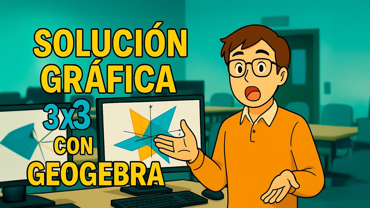 sistemas lineales 3x3 solución gráfica en geogebra YouTube sistemas lineales 3x3 solución gráfica en geogebra YouTube