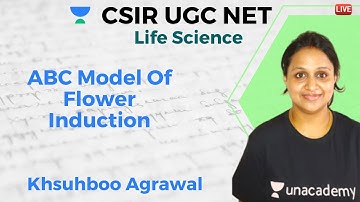 ABC Model of Flower Induction | Life Science | Unacademy Live- CSIR UGC NET |  Khushboo Agrawal