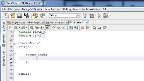 How to Create a Stack Class Project - ( Part 2 ) - Defining the Private Section of the Stack Class