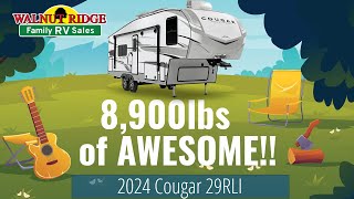 2024 Cougar 29RLI  8900lbs of AWESOME