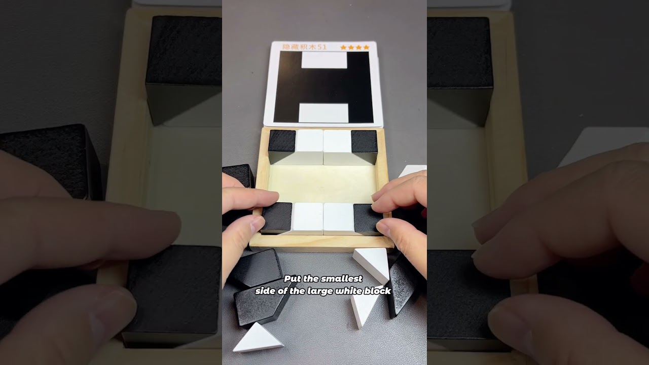 It is a toy that exercises logical thinking and spatial imagination called hidden blocks. 