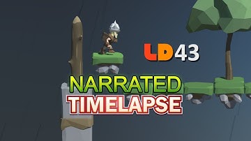 LD43 Timelapse - Making a lowpoly game in 48h