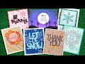 Intro to Stencil Pastes + 7 cards from start to finish