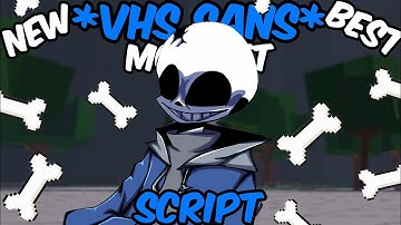 *NEW*💀🔵Roblox tsb script | VHS SANS moveset | Custom SFX & VFX | 5th & 6th ability OP best |💪