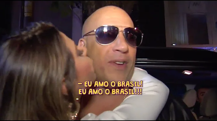 FAMOSOS EM PNICO: BEIJO NA CARECA DO VIN DIESEL (C...