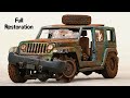 Abandoned Jeep 4x4 Model Car Full Restoration